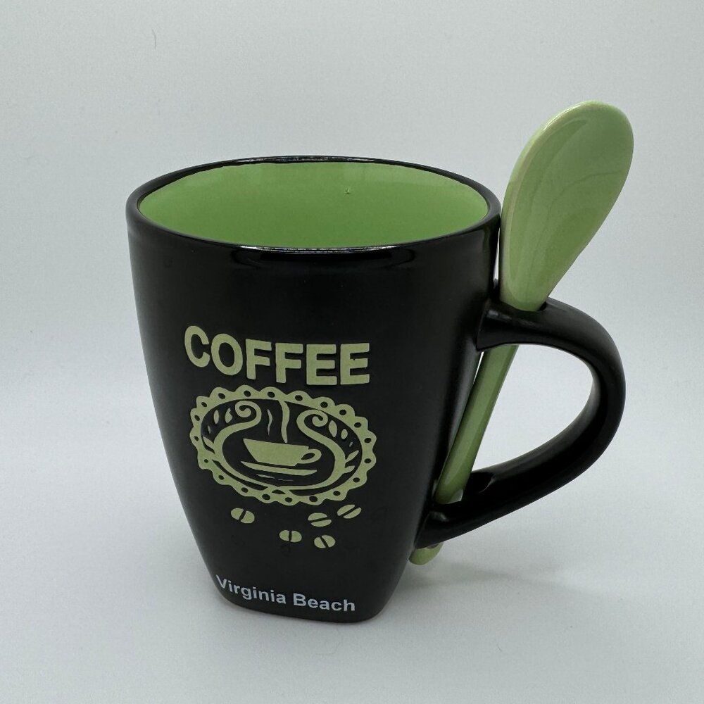 Virginia Beach COFFEE Mug with Spoon